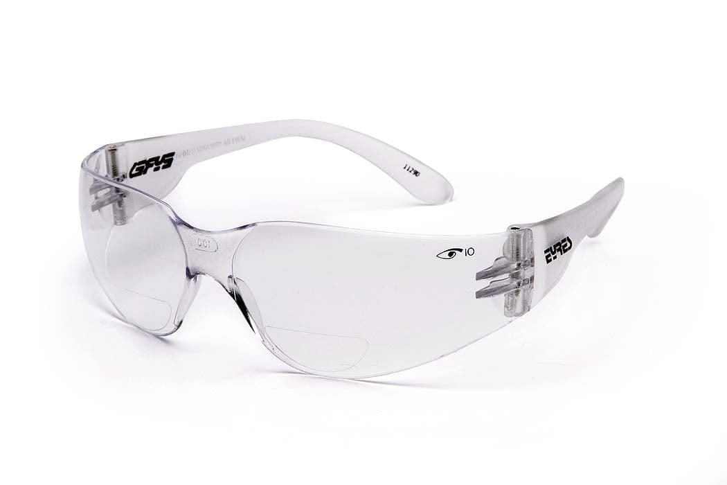 Eyres RX Reader Bifocal Safety Glasses 312RX-OP-CL (Bifocal).