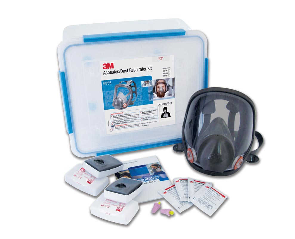 3M Asbestos/Dust Full Face Respirator Starter Kit 6835 (6000 Series) (P3)
