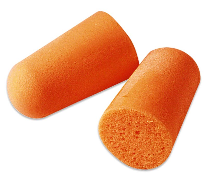 3M Hypo-allergenic Disposable Earplugs 1100 (21 dB) (Class 3) - Box of 200 Pairs