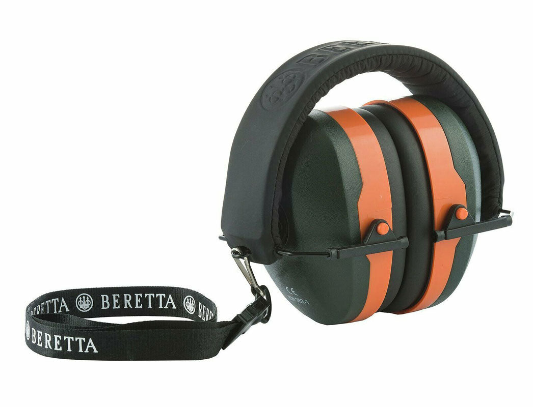 Beretta GridShell Shooting Earmuffs (Blue / Orange)