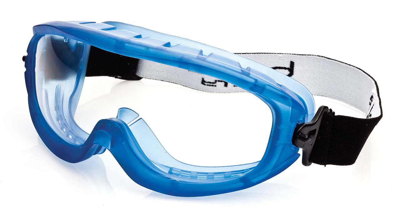 Bolle Atom Safety Goggles 1652821 (Top Vent Closed) (Clear Lens)