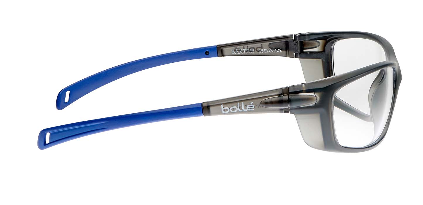 Bolle Baxter RX BAXN (Positive Seal) (Prescription Safety Glasses Frame & Lenses Package)