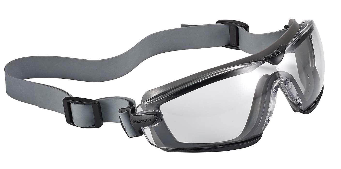 Bolle Cobra TPR Safety Goggles with Neoprene Strap 1667001 (Clear Lens).