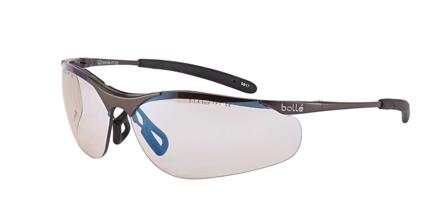 Bolle Contour Metal Safety Glasses CONTMESP (Copper Flash ESP Lenses) (Min Qty 10)