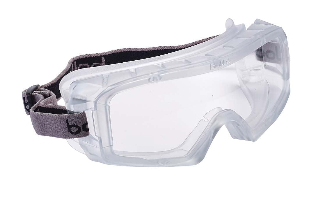Bolle Coverall 3 Safety Goggles 1686101 (Indirect Vents Top & Bottom) (Clear Lens).
