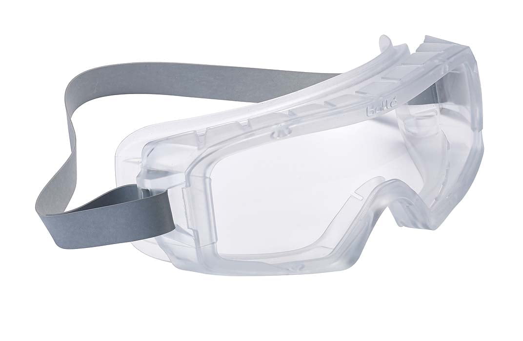 Bolle Coverall Safety Goggles Transluscent PVC COVACLEAN (Vented) (Clear Lens) (Min Qty 5)
