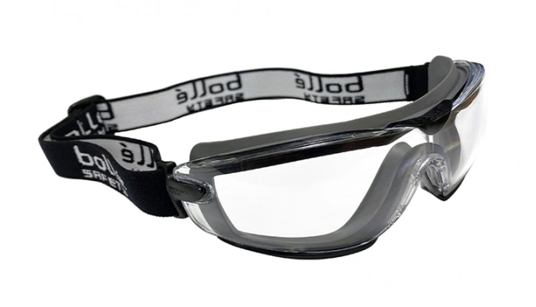 bolle cobra safety goggles Bolle Cobra TPR Safety Goggles 1667101 (Clear Lens)