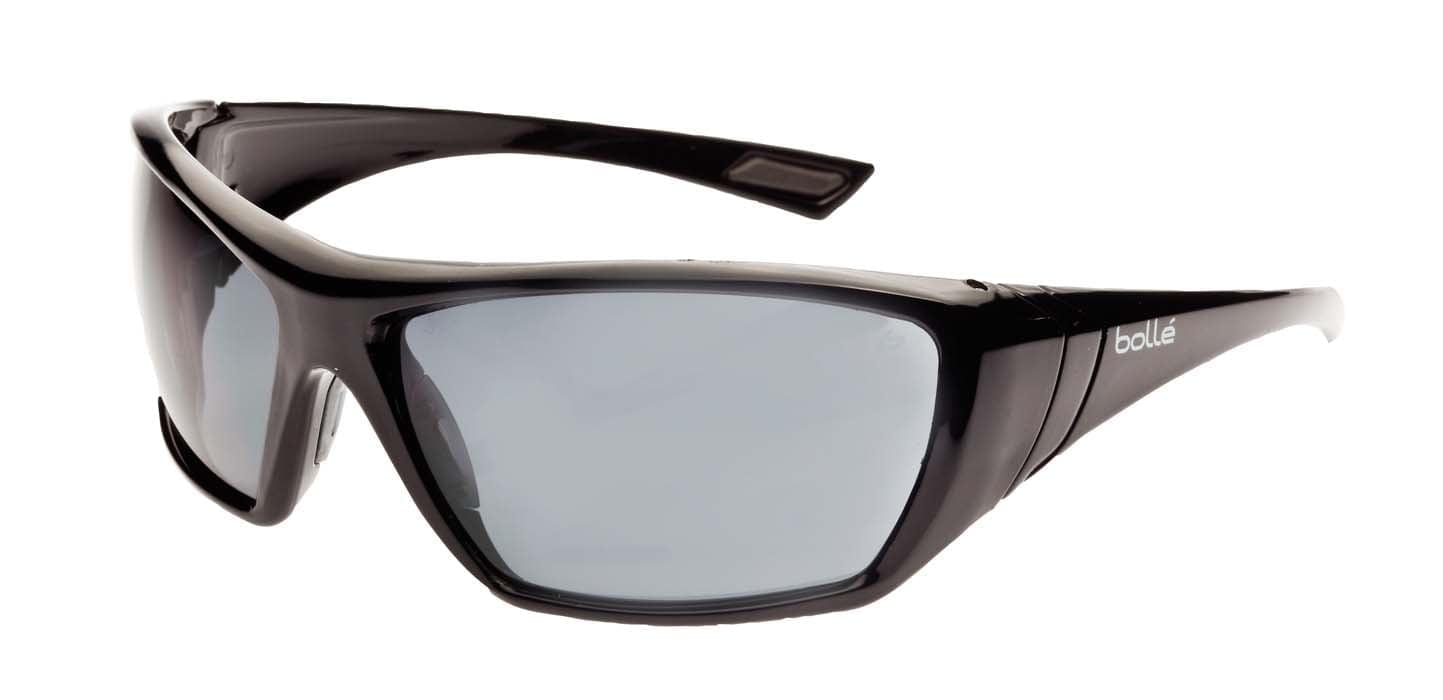 Bolle Hustler Safety Sunglasses 1652602 (Smoke Lenses).