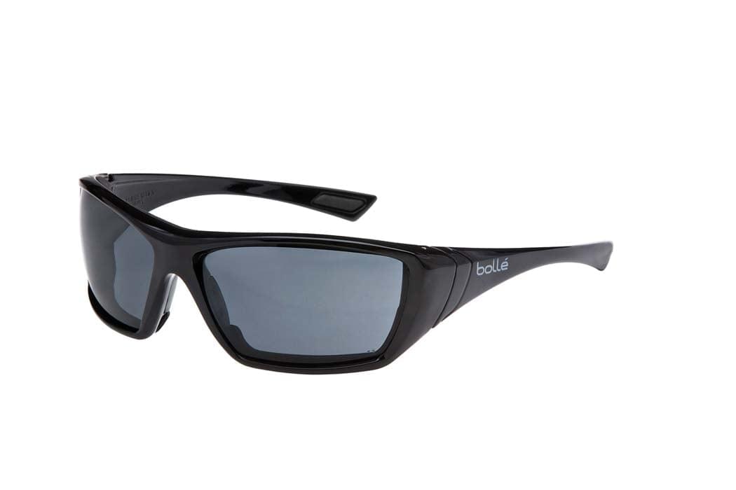 Bolle Hustler Seal Safety Glasses with Foam Gasket 1662602 (Positive Seal) (Smoke Lenses) (Min Qty 10).