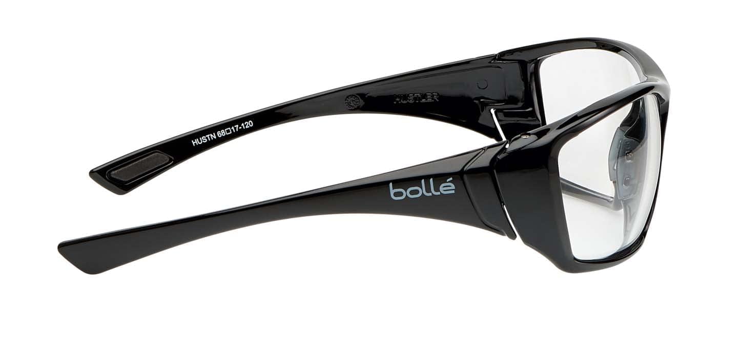 Bolle Hustler Seal Safety Glasses with Foam Gasket 1662602 (Positive Seal) (Smoke Lenses) (Min Qty 10).