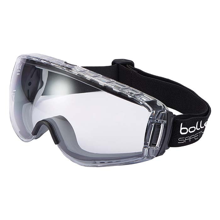 Bolle Pilot 2 Safety Goggles 1679110 (Indirect Vented) (Clear Lenses)