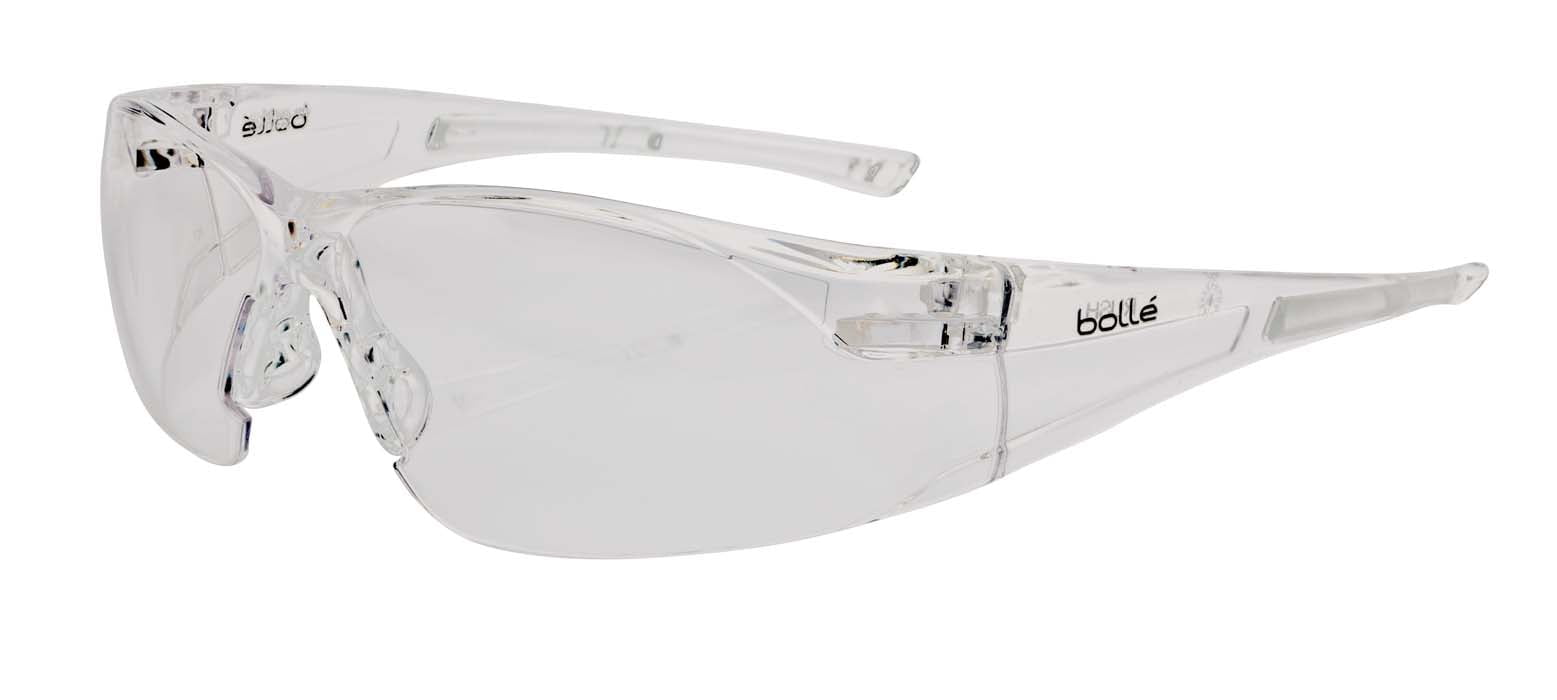 Bolle Rush Safety Glasses 1652301 (Clear Lenses)