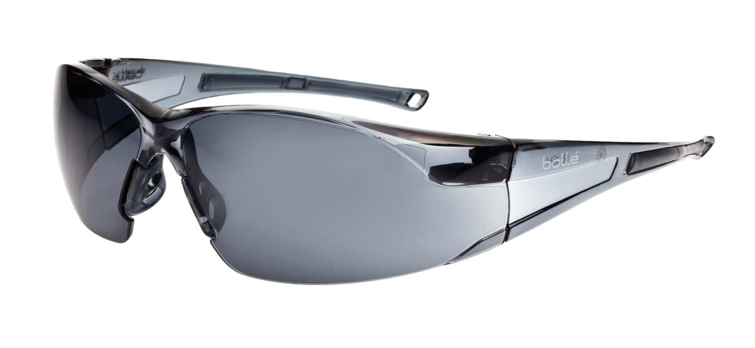 Bolle Rush Safety Glasses 1652302 (Smoke Lenses).