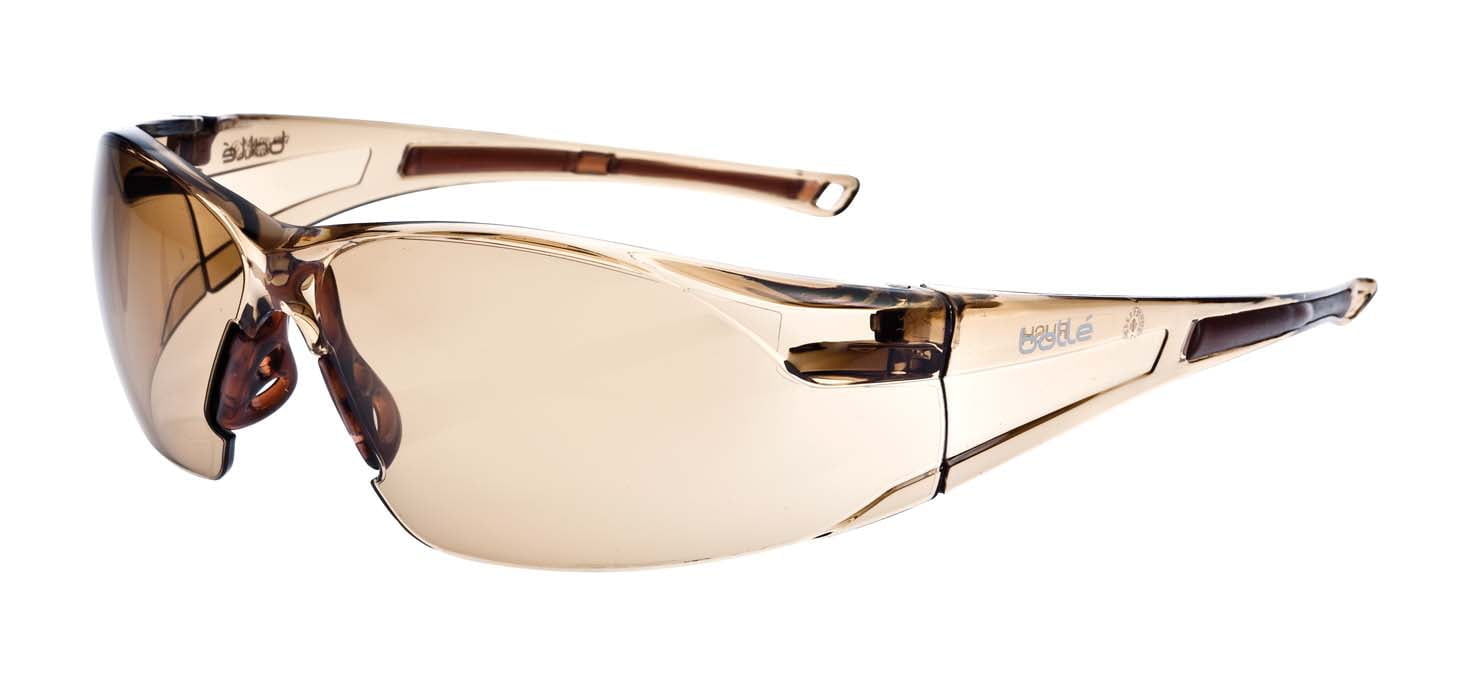 Bolle Rush Safety Glasses 1652310 (Bronze Brown Lenses) (Min Qty 10)