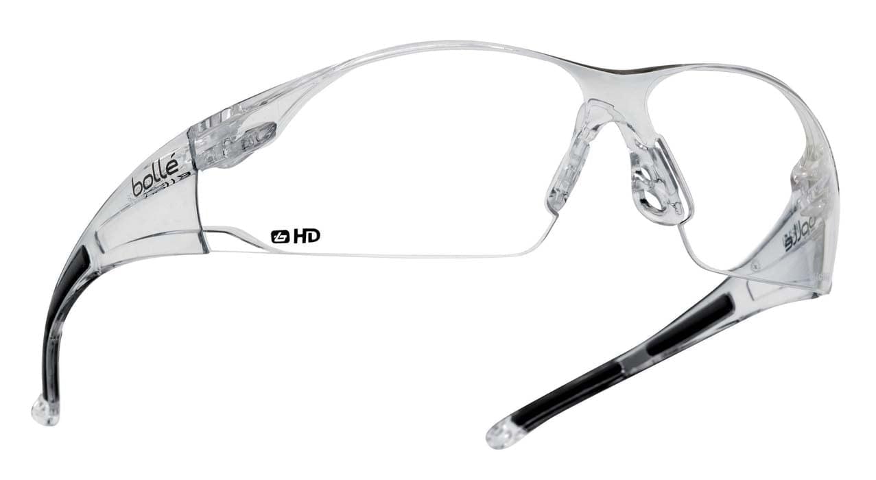 Bolle Rush Safety Glasses 1652301 (Clear Lenses).