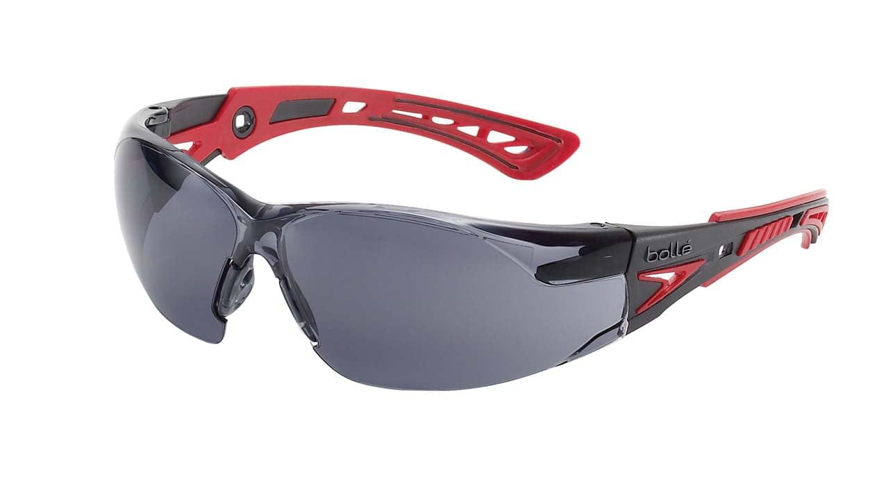 Bolle Rush Plus Safety Glasses 1662302 (Smoke Lenses).