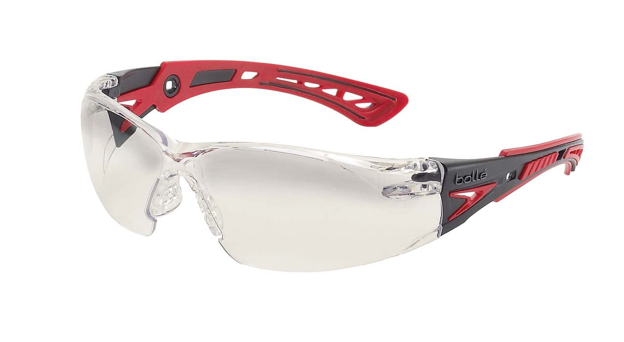 Bolle Rush Plus Safety Glasses 1662318 (Gradient Bronze Contrast Lenses)