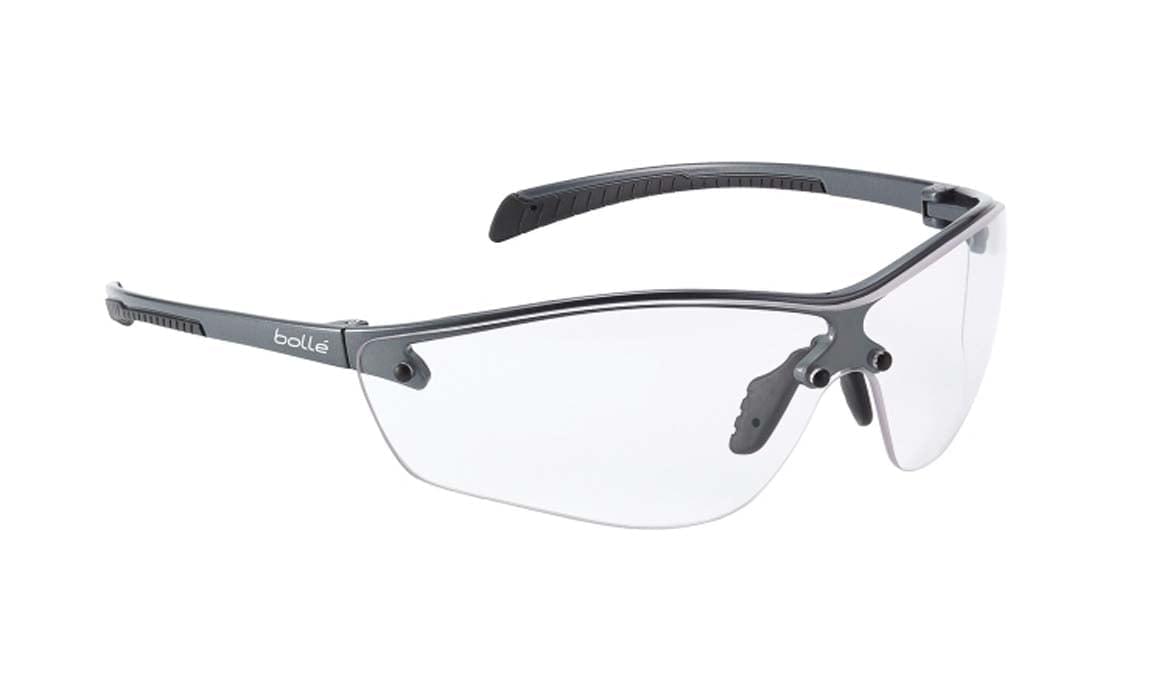 Bolle Silium Plus Safety Glasses 1676101 (Clear Lenses) (Min Qty 10).