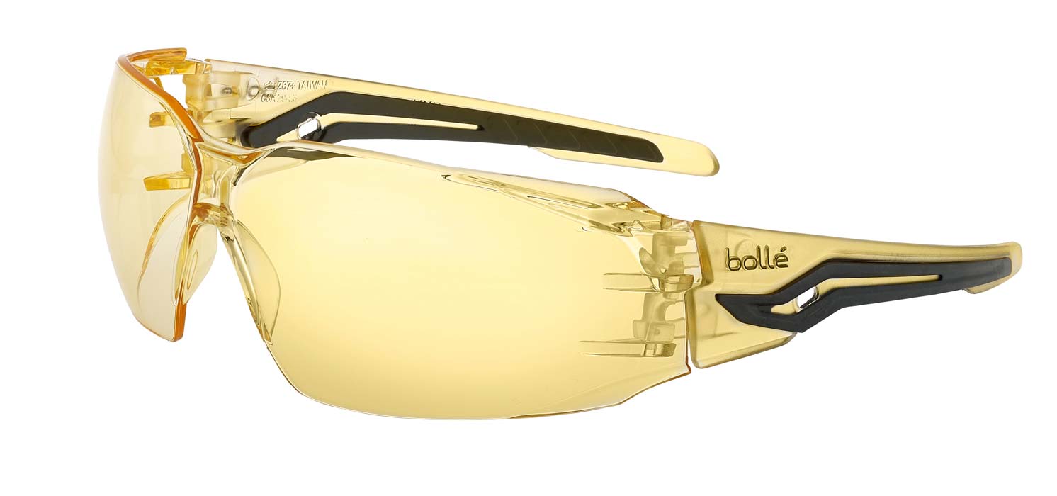 Bolle Silex Safety Glasses SILEXPSJ (Amber Lenses) (Min Qty 10)