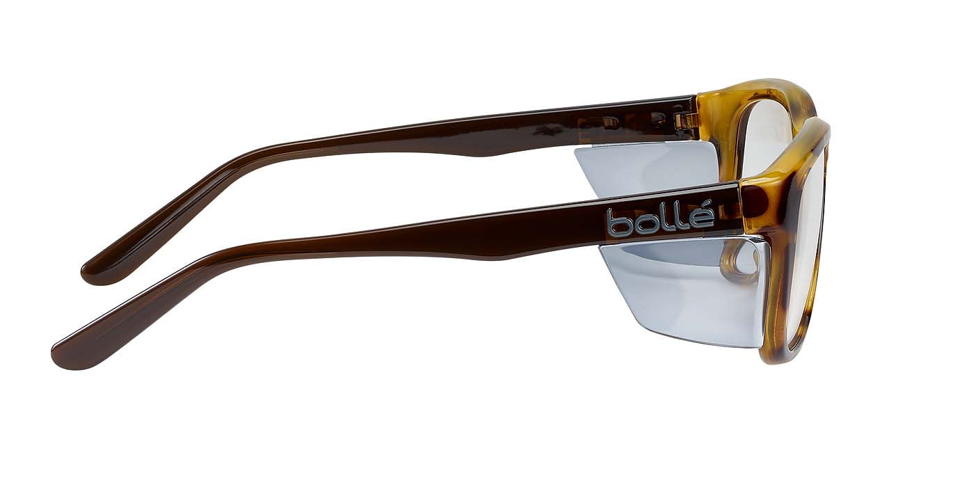 Bolle Spicy Light Brown Tortoise (Prescription Safety Glasses Frame & Lenses Package)
