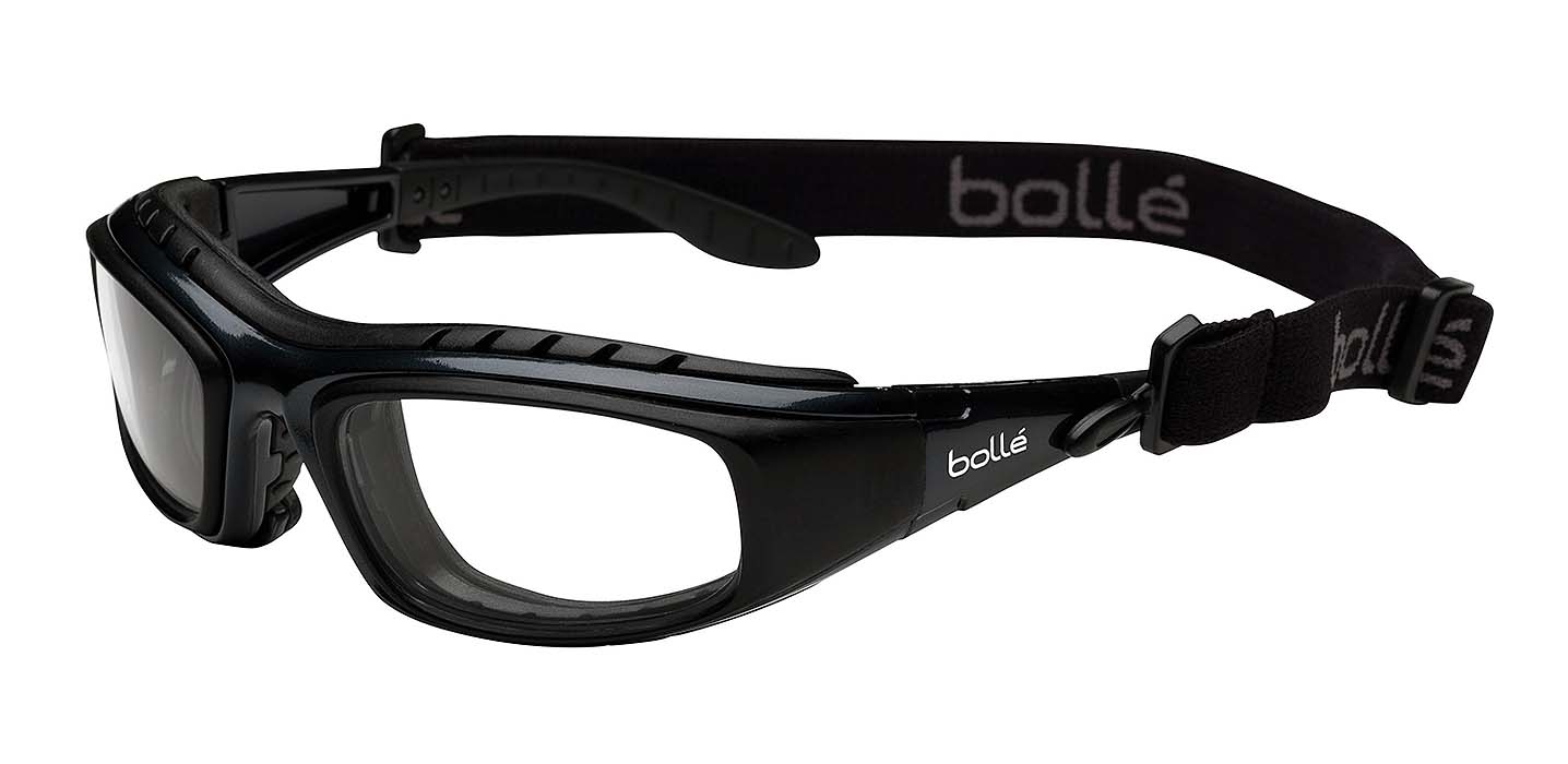 Bundle Bolle Twister Black (Positive Seal) (Prescription Safety Glasses Frame & Lenses Package)