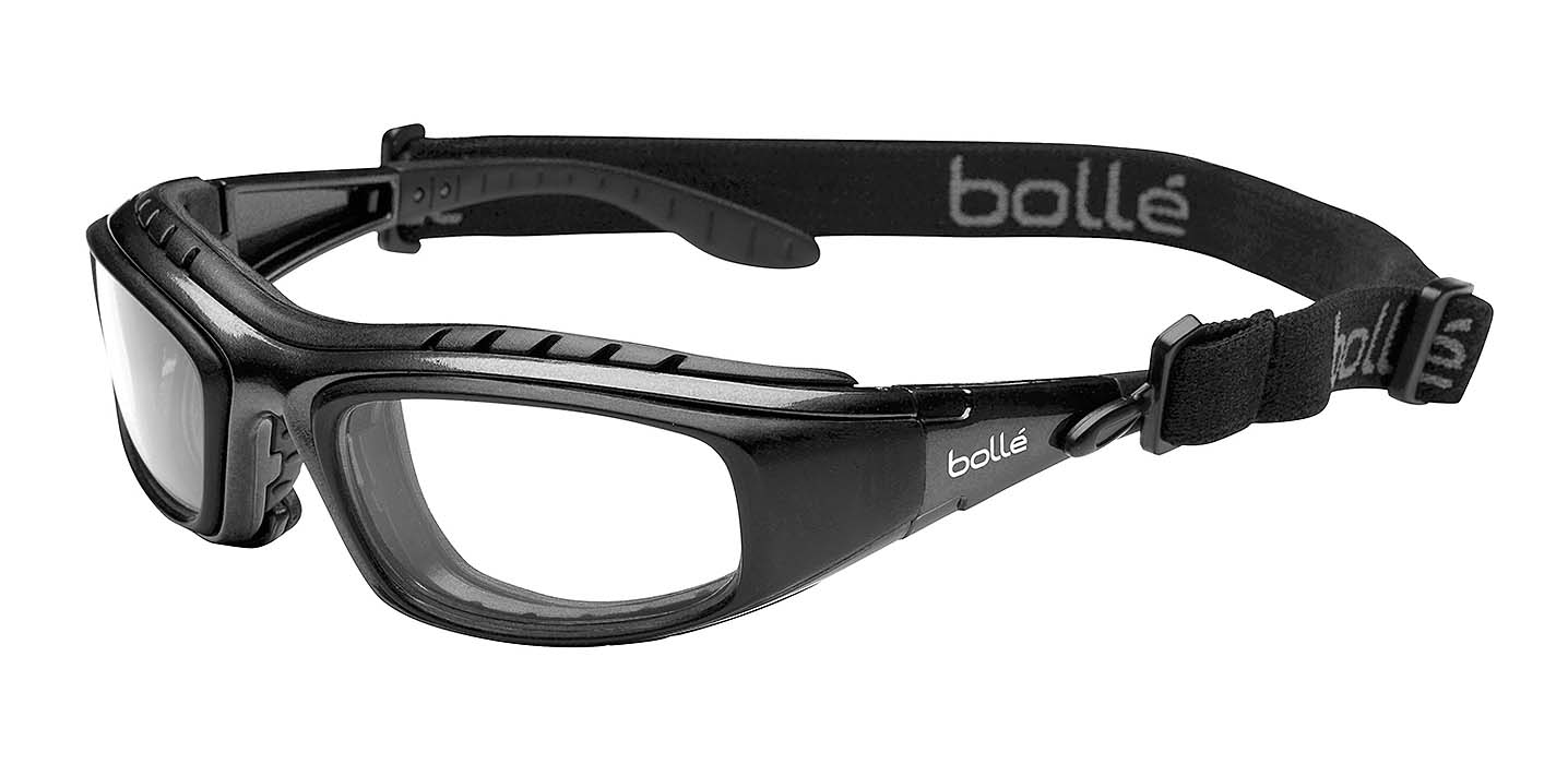 Bundle Bolle Twister Gun Metal (Positive Seal) (Prescription Safety Glasses Frame & Lenses Package)