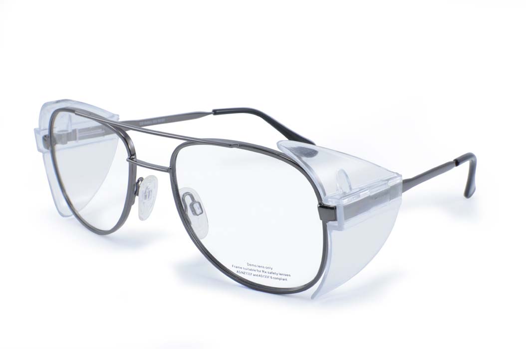 Bundle Cummings Optical 202 (56-20) (Prescription Safety Glasses Frame & Lenses Package)