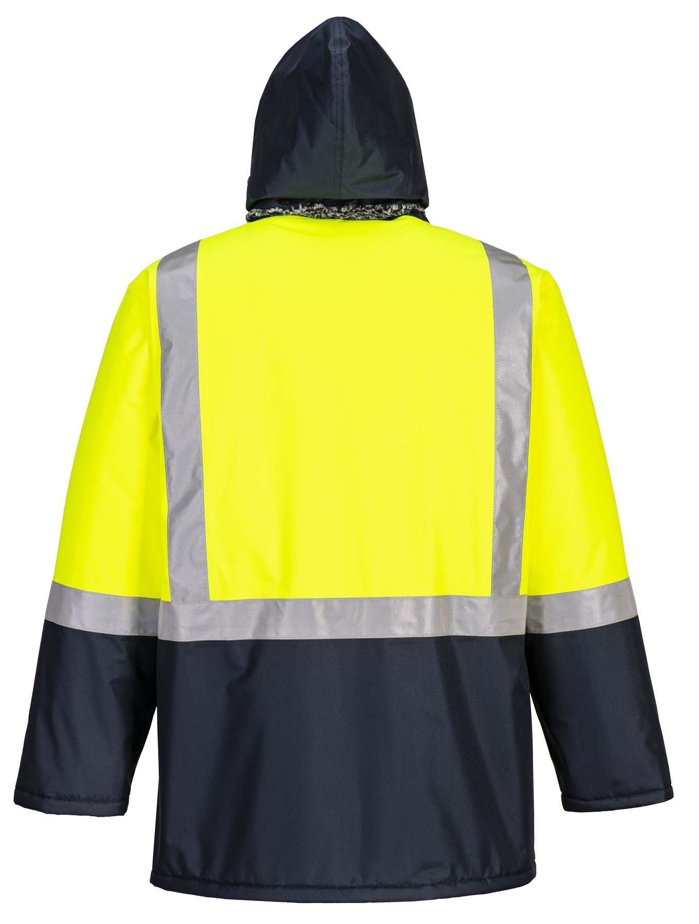 Huski Unisex Hi Vis Freezer Jacket (K8044) (Yellow/Navy)