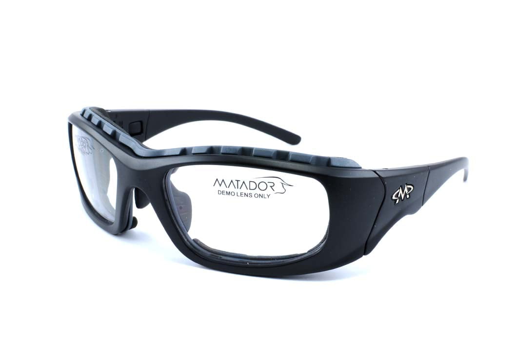 Matador Mojo Matt Black (Positive Seal) (Prescription Safety Glasses Frame & Lenses Package)