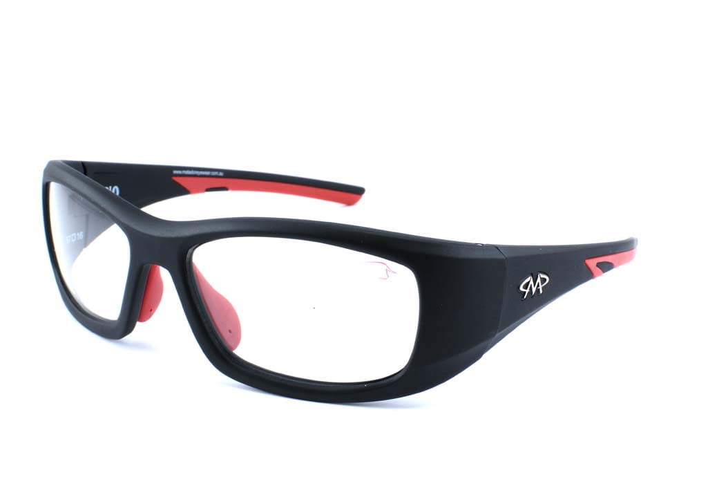 Matador Rio Black-Red (Positive Seal) (Prescription Safety Glasses Frame & Lenses Package)