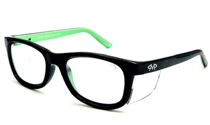 Matador Harley Black-Green (Prescription Safety Glasses Frame & Lenses Package)