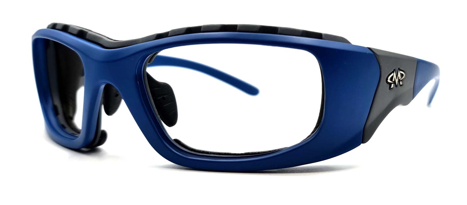 Bundle Matador Mojo Navy Grey (Positive Seal) (Prescription Safety Glasses Frame & Lenses Package)