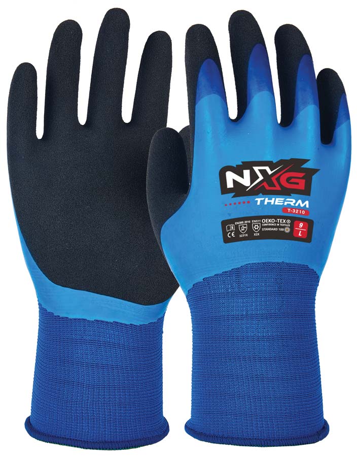 NXG Therm Grip Winter Safety Gloves T-3210 (Min Qty 12)