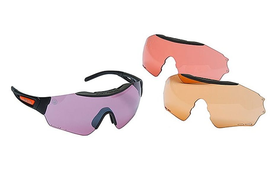 Beretta Puull Shooting Glasses by Rudy Project - 3 Lens Kit