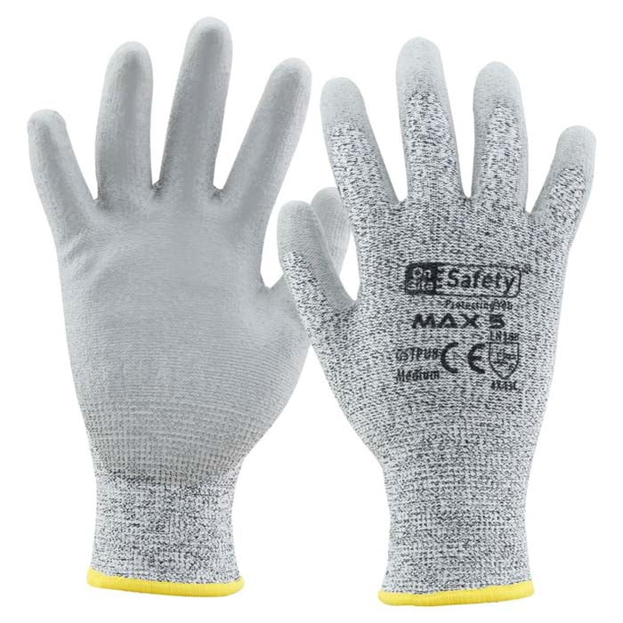 On Site Safety Max 5 Safety Gloves G5TPU (Cut Level C) (Min Qty 24)