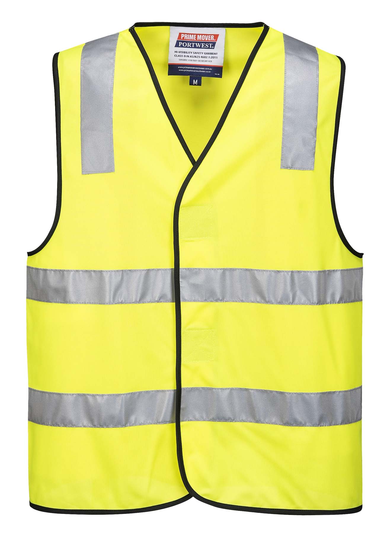 Portwest Unisex Premium Reflective Taped Hi Vis Vest MV102 (Yellow)