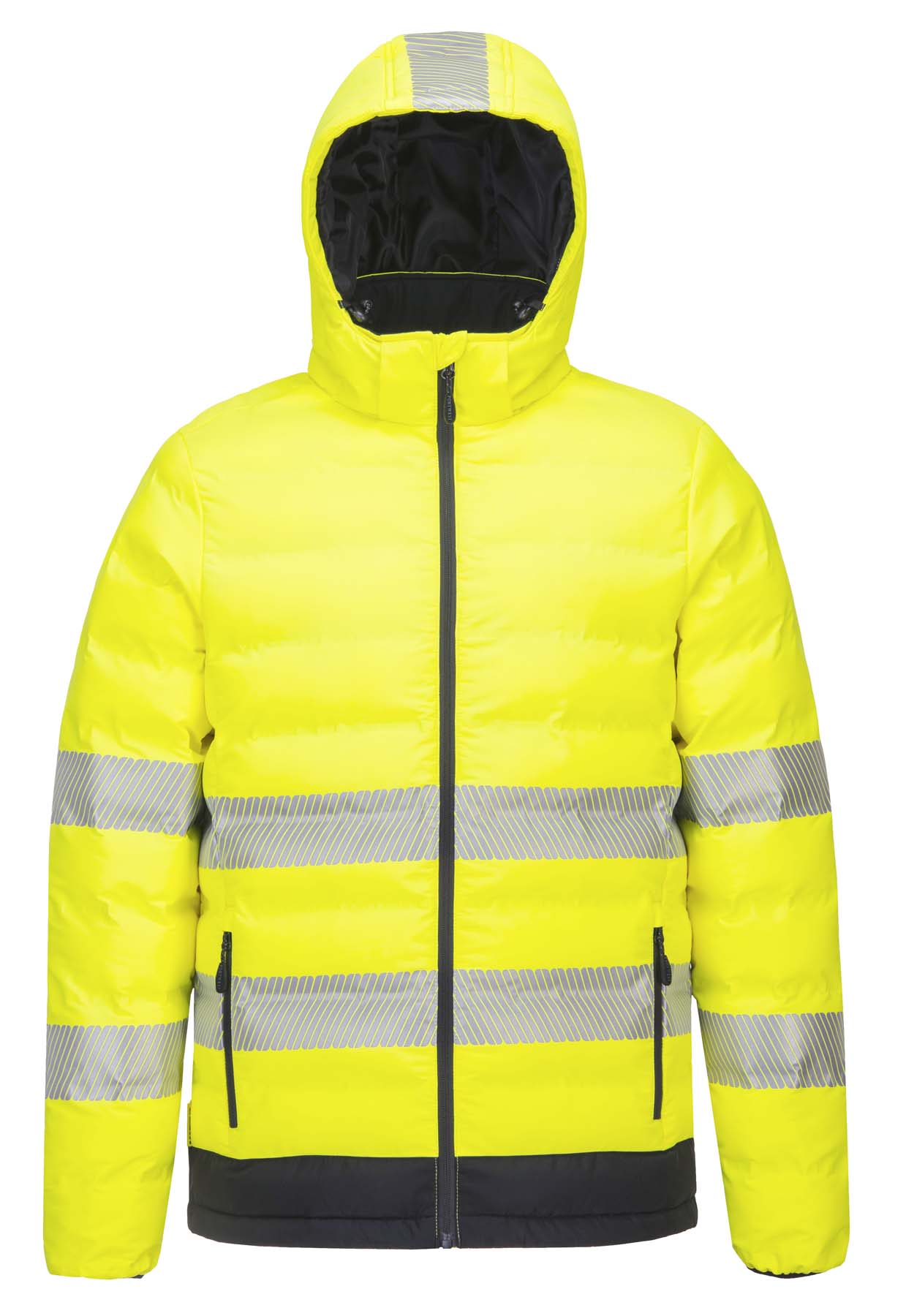 Portwest Unisex Rechargeable Battery Powered Hi Vis Heated Jacket S548 (Yellow/Black)