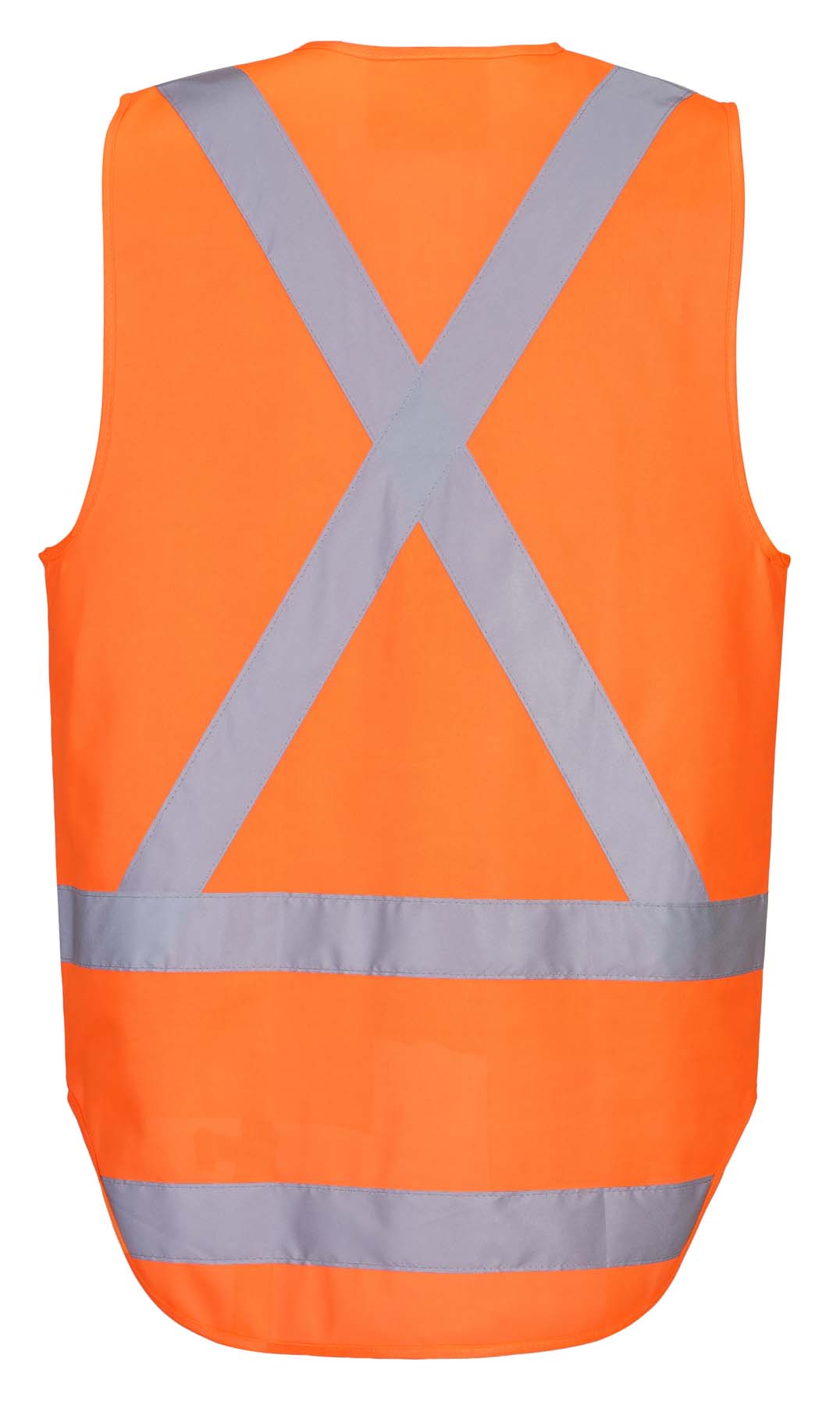 Portwest Unisex TTMC X Back Reflective Taped Hi Vis Vest with Zip TM310 (Orange)