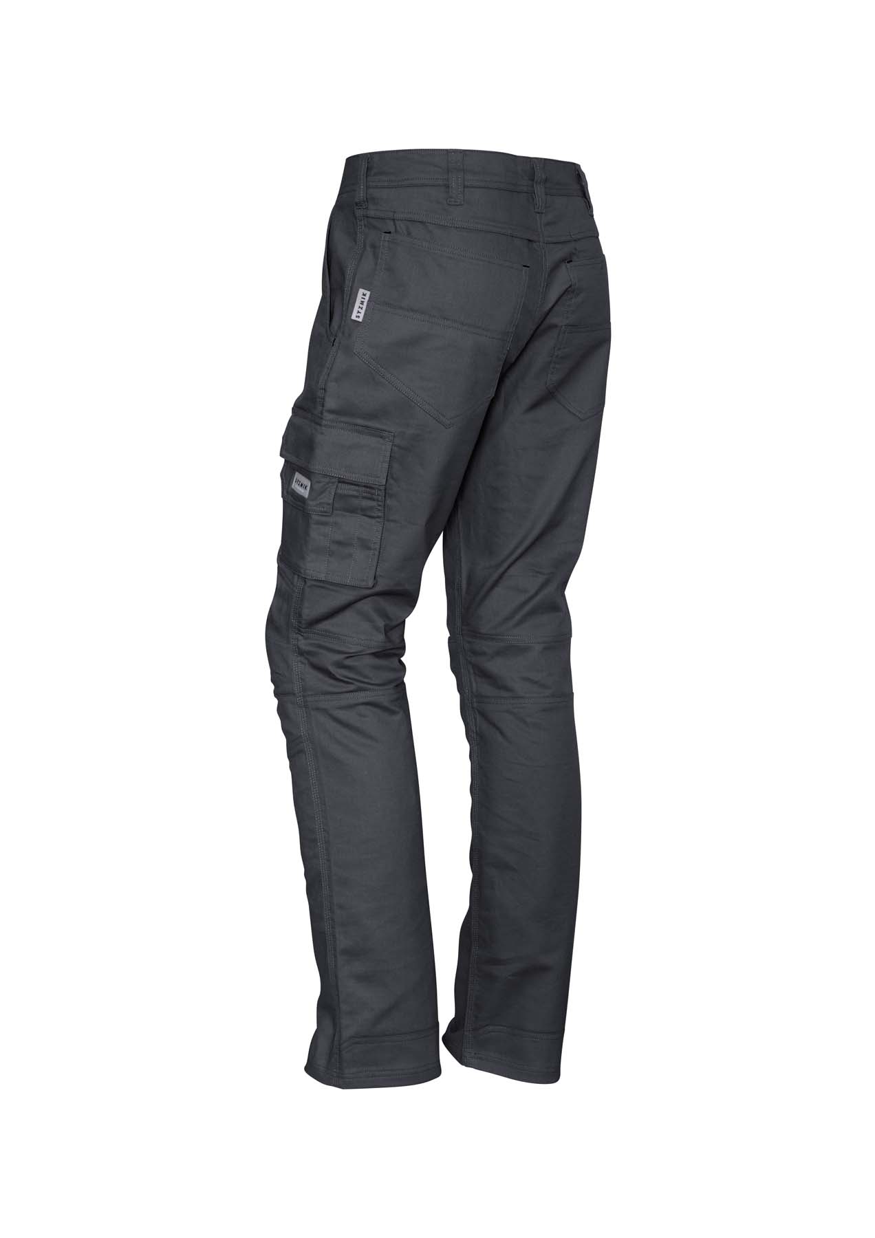 Syzmik Men's Rugged Cooling Cargo Work Pants ZP504 (240 gsm Cotton Ripstop) (Charcoal)