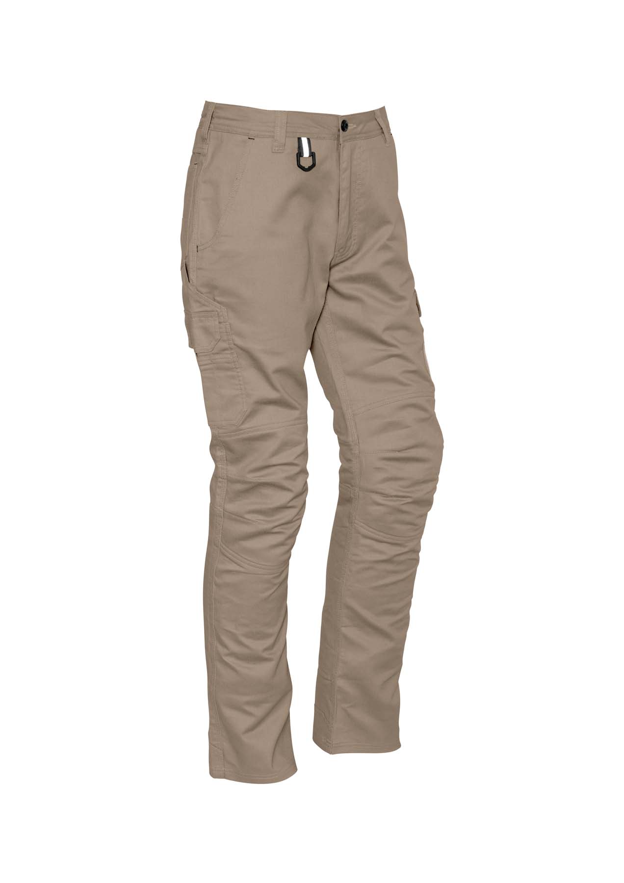 Syzmik Men's Rugged Cooling Cargo Work Pants ZP504 (240 gsm Cotton Ripstop) (Khaki)
