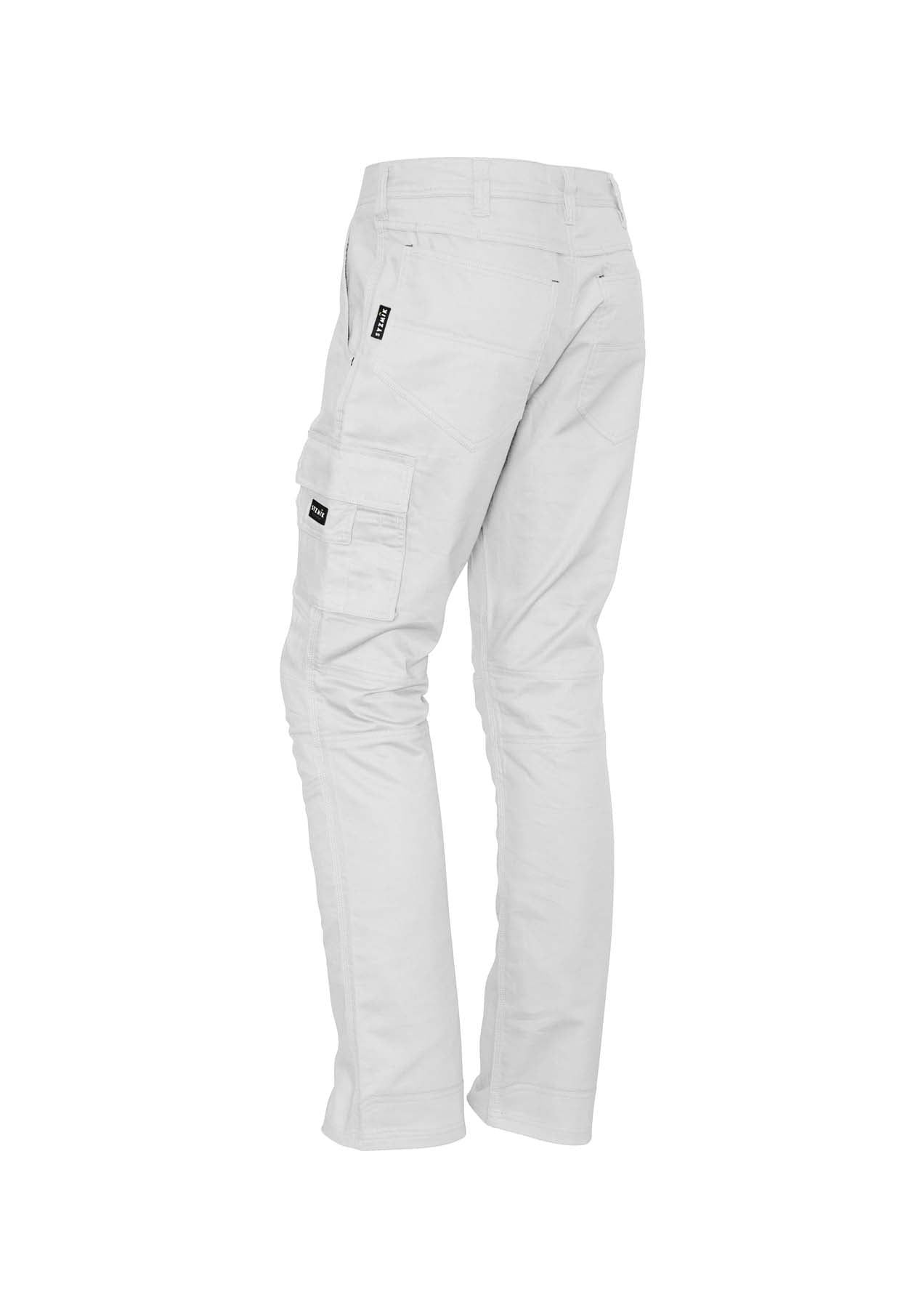 Syzmik Men's Rugged Cooling Cargo Work Pants ZP504 (240 gsm Cotton Ripstop) (White)