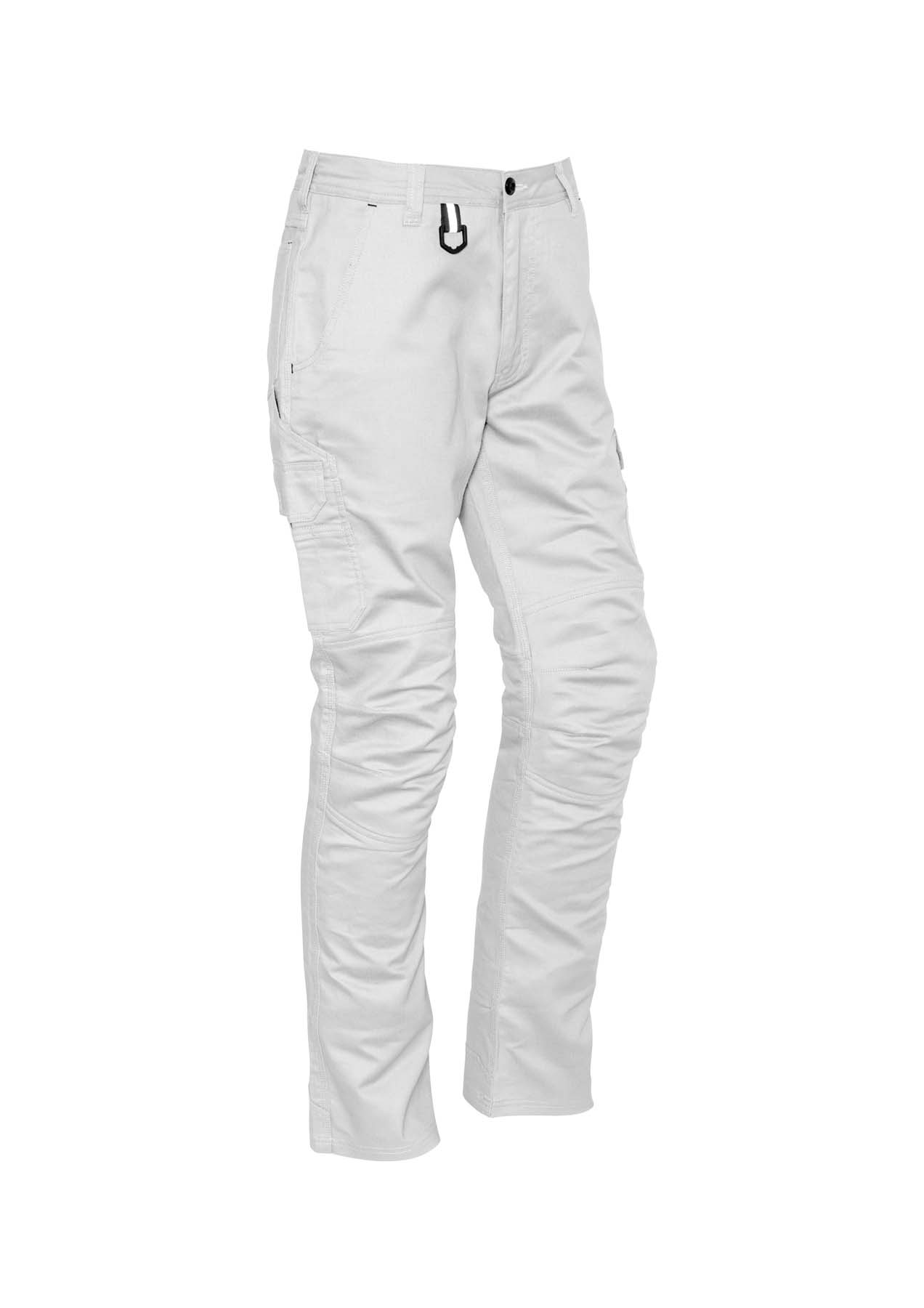 Syzmik Men's Rugged Cooling Cargo Work Pants ZP504 (240 gsm Cotton Ripstop) (White)