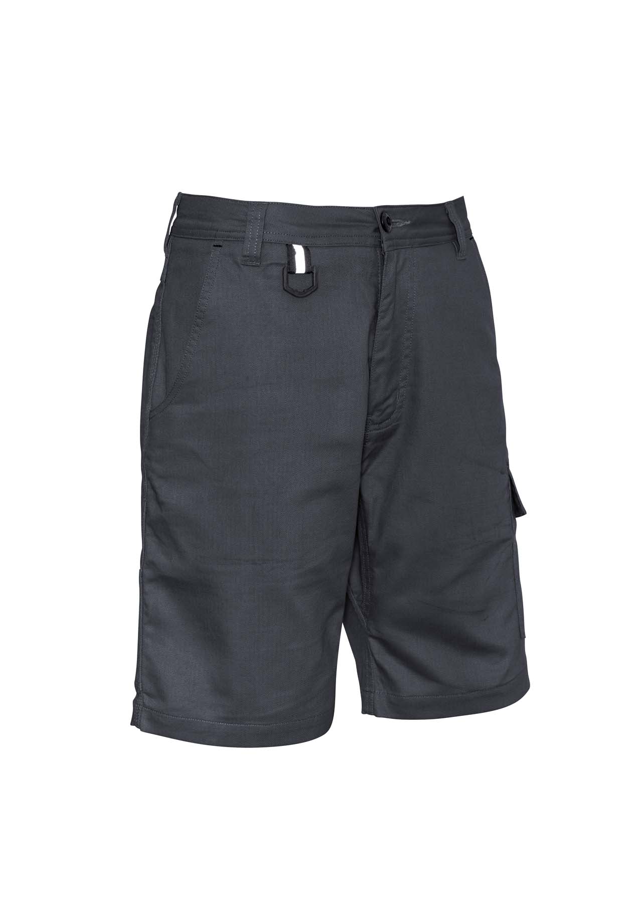 Syzmik Men's Rugged Cooling Vented Work Shorts ZS505 (240 gsm Cotton Ripstop) (Charcoal)