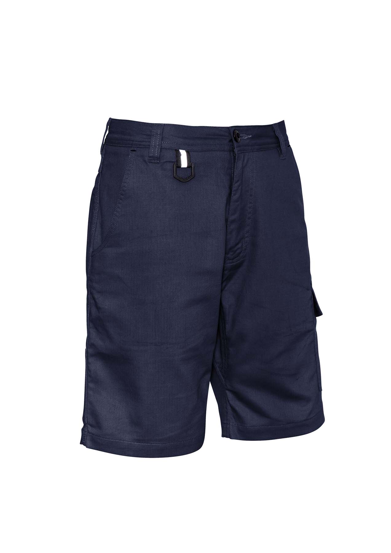 Syzmik Men's Rugged Cooling Vented Work Shorts ZS505 (240 gsm Cotton Ripstop) (Navy)