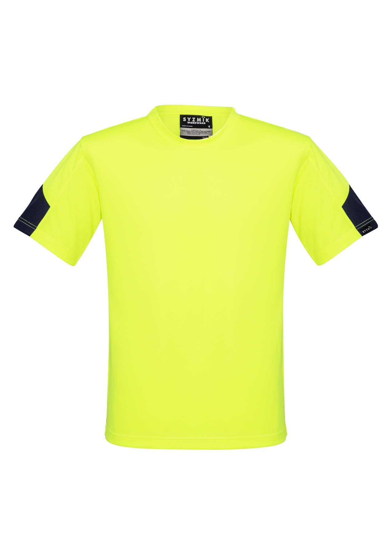Syzmik Men's Squad Hi Vis T Shirt ZW505 (145 gsm Polyester) (Yellow)