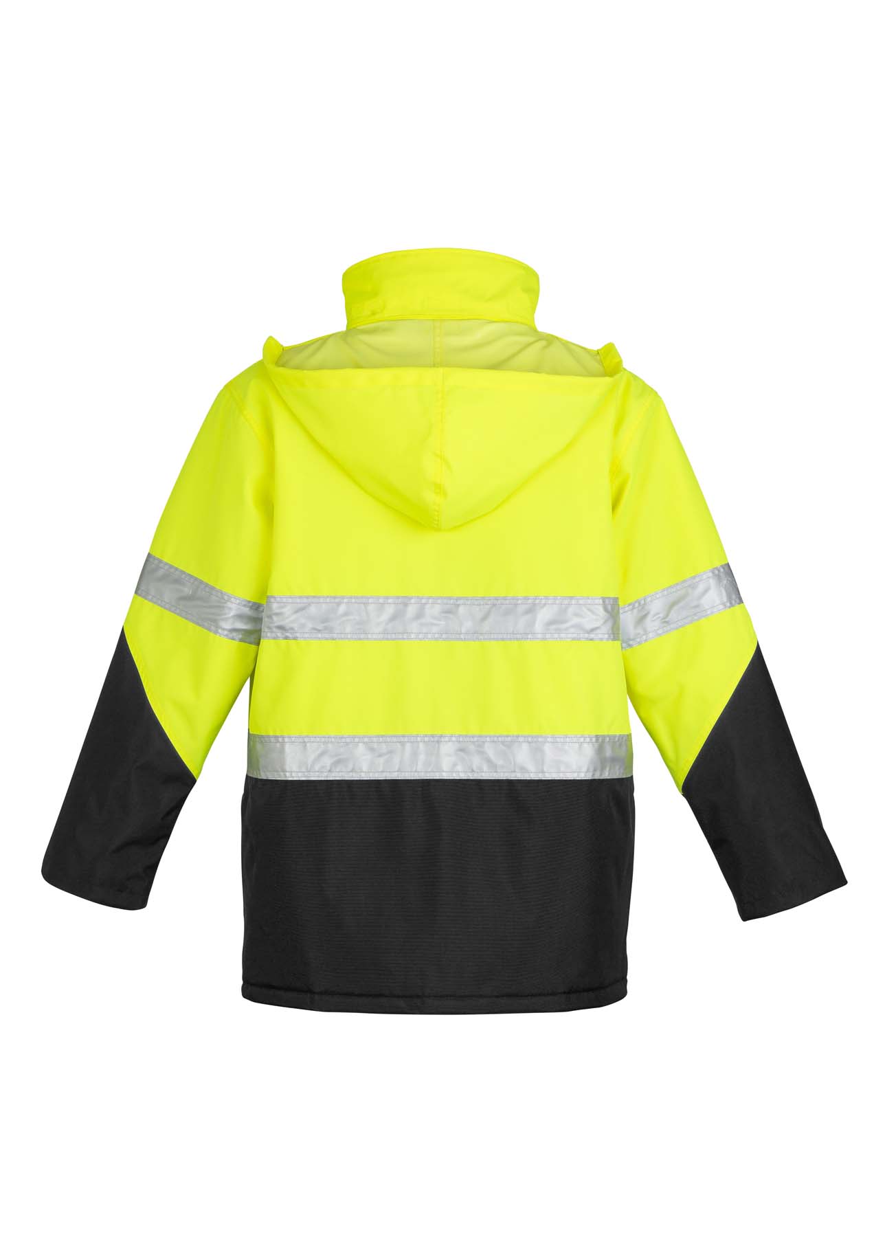 Syzmik Men's Storm Reflective Taped Hi Vis Waterproof Jacket ZJ350 (Yellow/Black)