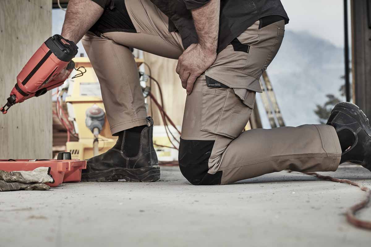 Syzmik Streetworx Men's Tough Work Pants ZP550 (265 gsm Cotton / Polyester) (Charcoal)