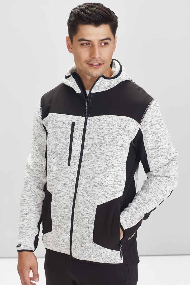 Syzmik Streetworx Unisex Reinforced Knit Work Hoodie ZT360 (340 gsm Knitted Polyester) (Navy)