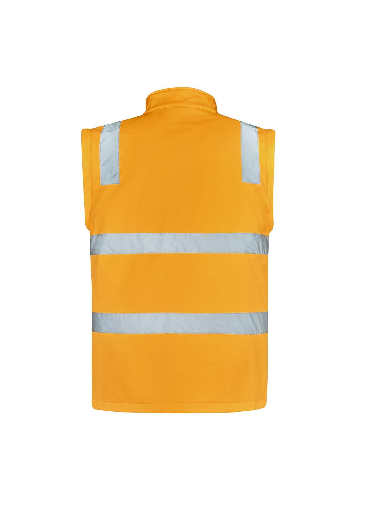 Syzmik Unisex 2 in 1 Reflective Taped Hi Vis Softshell Jacket ZJ780 (Victoria Rail) (Orange)