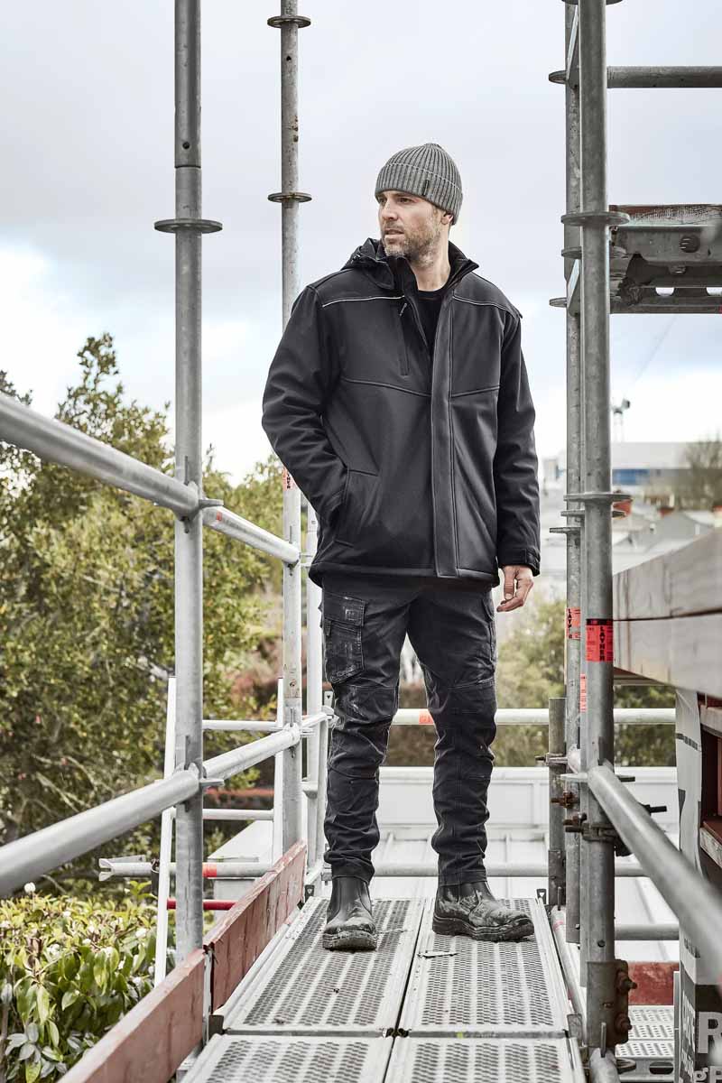 Syzmik Unisex Antarctic Work Softshell Jacket ZJ253 (Black)